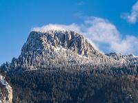 Winterliche Scheibenwand